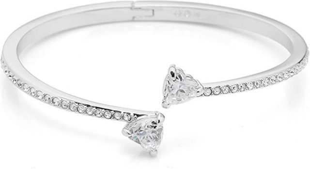 Swarovski Armreif Mesmera Attract Soul Herz, Silber, Weiß, Kristall, Damen - Bild 1