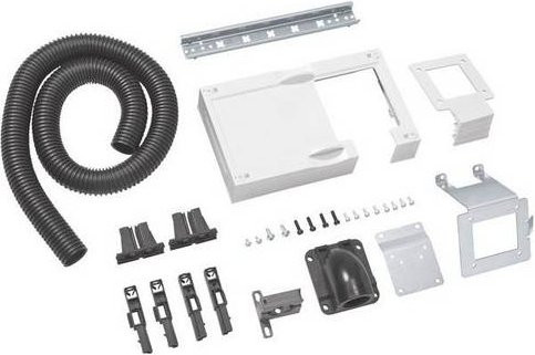 Hager UC11BT29 Bausatz Universal für Türverdrahtungsschlauch in Weiß, Nennweite 29 mm - Bild 1