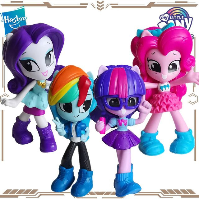 Hasbro My Little Pony Pinkie Pie Twilight Sparkle Rainbow Dash Rarity Actionfigur, 9 cm - Bild 1