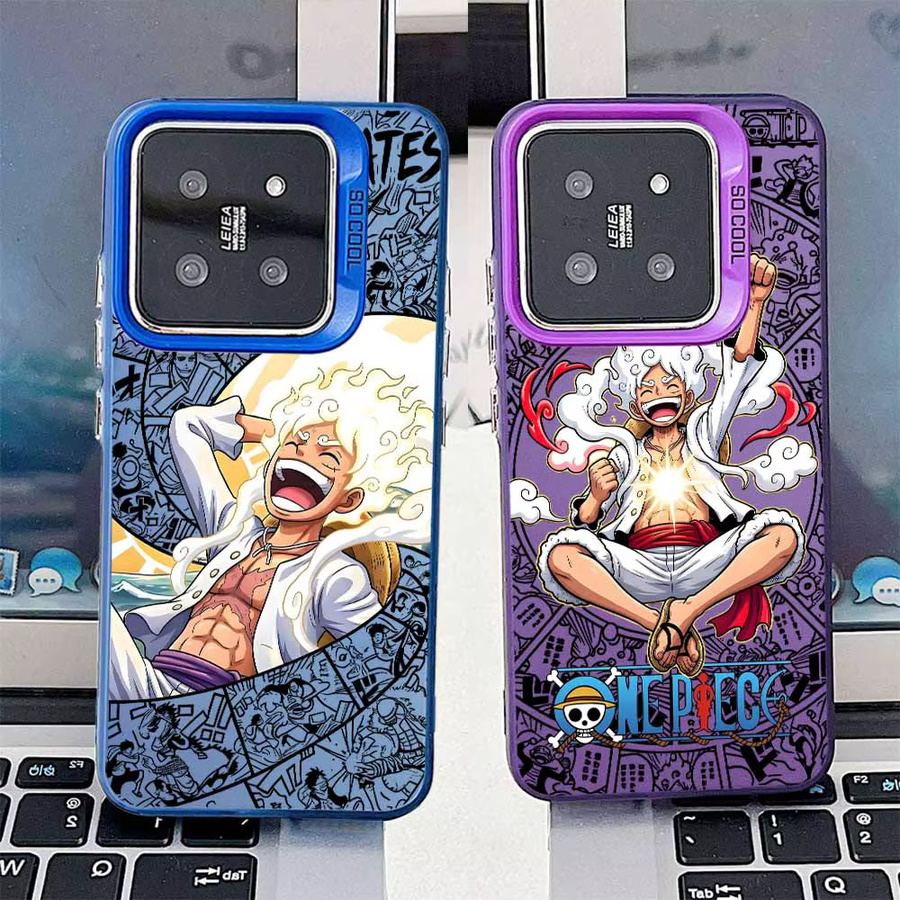 One Piece Luffy Gear 5 Handyhülle für Xiaomi und POCO Modelle mit NFC-Unterstützung, Bunt - Bild 1
