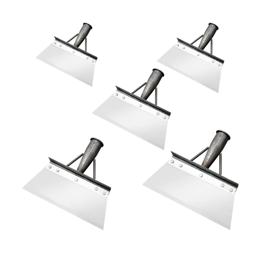 Multifunktionale Unkrautreinigungsschaufel aus Stahl mit Sägeblatt in Silber zum Jäten von Unkraut und Moos sowie zur Enteisung - Bild 2