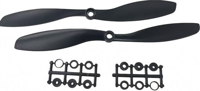 KePaQi Qianfeng 8045 4-Achsen-Mehrachsenpropeller, 8-Zoll, Schwarz - Bild 1