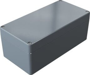 Aluminium Gehäuse rose pink grau B/T/H: 10 x 20 x 8 cm - Bild 1