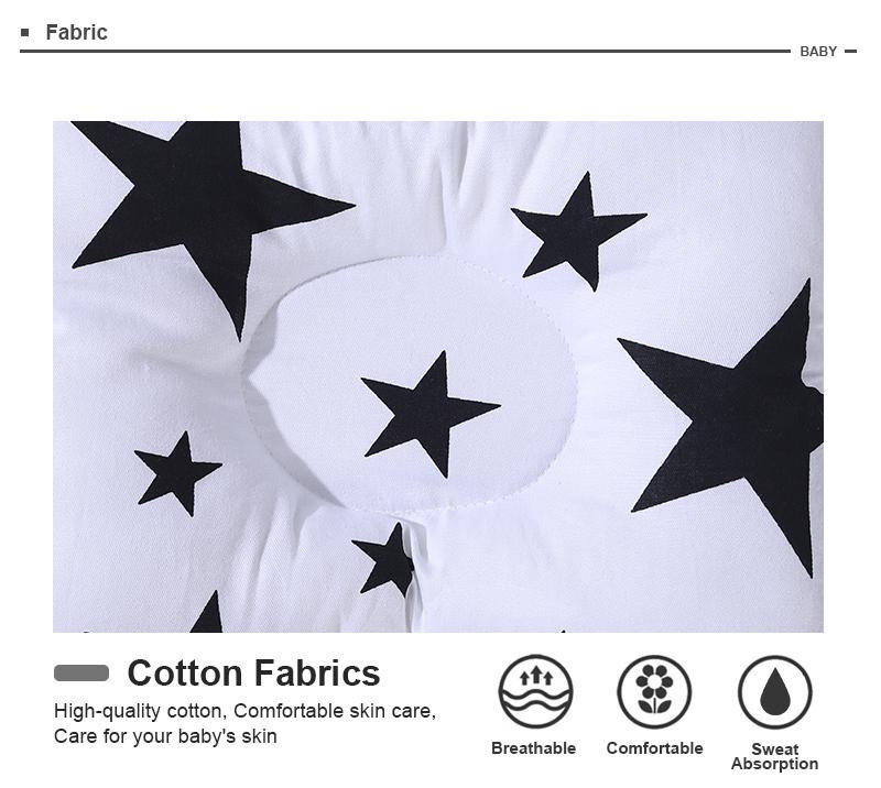 Cozyoutfit Babykissen aus 100 % Baumwolle mit Anti-Kopfstütze und atmungsaktivem Design - Bild 2