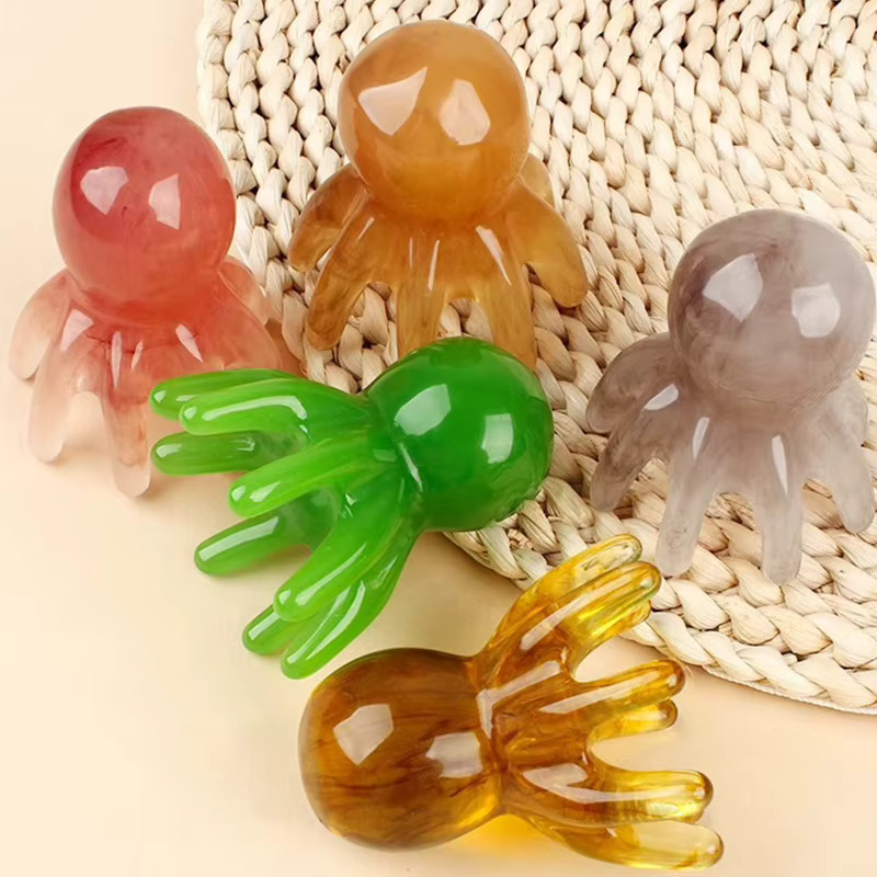 KuZHEN Octopus Kamm Kopfhaut Massage Werkzeug - Bild 1
