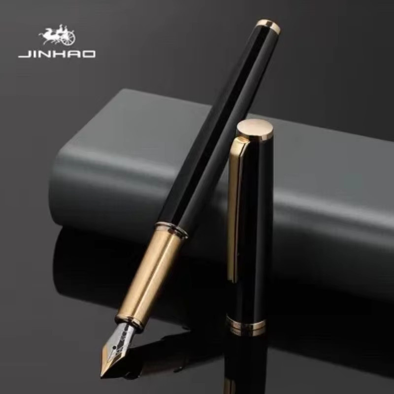 Jinhao 95 Füllfederhalter aus Metall in Weiß und Silber für Damen und Herren - Bild 2