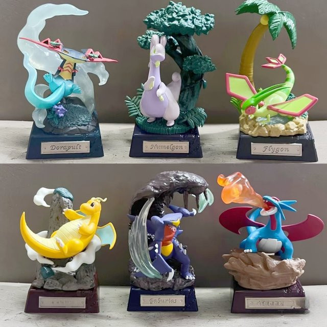 Re-Ment Pokemon Taschenstatue Drachentyp Multicolor - Bild 1
