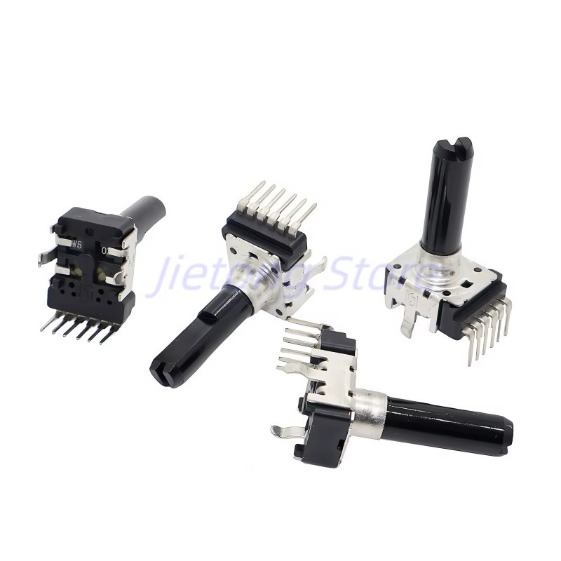 5 Stück PioneerDJ W503 W50K Halbwellen-Potentiometer für Mischpulte, 6-polig, 23 mm, Schwarz - Bild 2