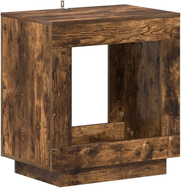 vidaXL Beistelltisch aus Holzwerkstoff in Geräucherte Eiche, modern, B/T/H: 60 x 40 x 65 cm - Bild 1