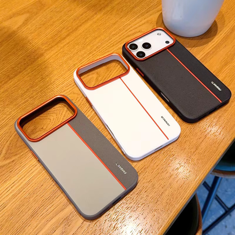 Apple Business-Handyhülle aus PU-Leder für iPhone Air 17 Pro und iPhone Air 17 Pro Max in Weiß, ultradünn und kratzfest - Bild 4