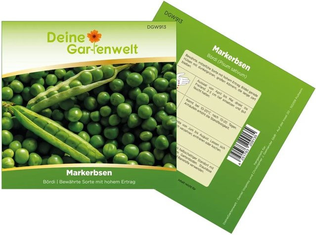 Deine Gartenwelt Markerbse Bördi Gemüsesamen für den Garten - Bild 1