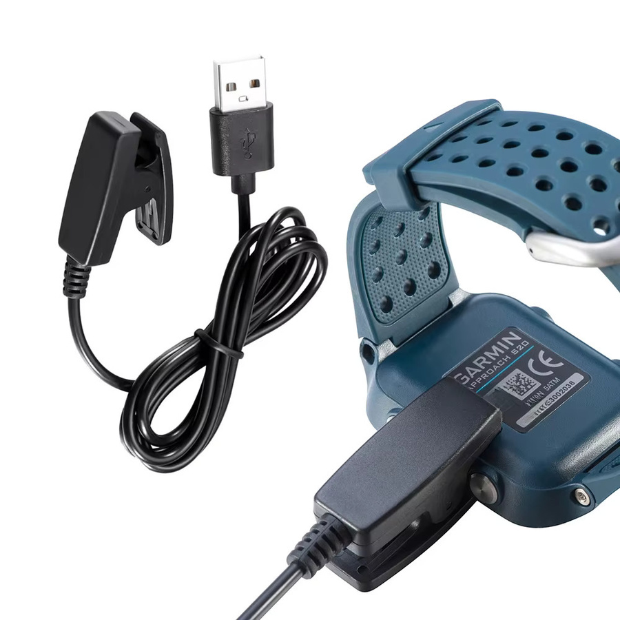USB-Ladegerät für Garmin Lily 2, Forerunner und Vivomove Smartwatch Ladekabel in Schwarz - Bild 5