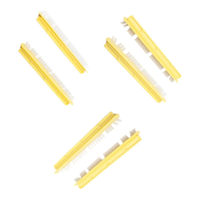 Karcher 6-teiliges Bürstenstreifen-Set mit XXL Fugenbürste und Dampfmopps in Gelb für SC1 SC2 SC3 SC4 SC5 Dampfreiniger - Bild 1