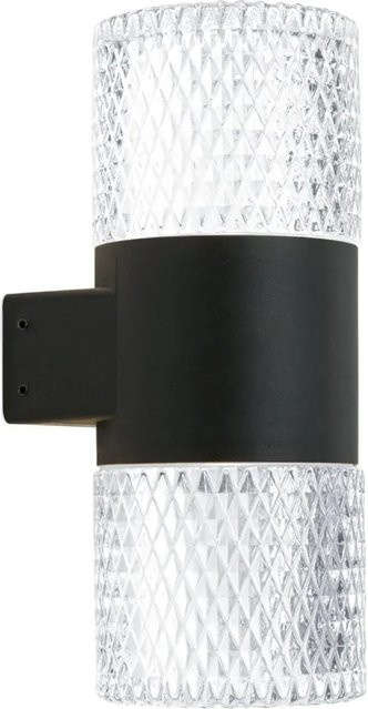 Orion Leuchten Antrex LED Außen Wandleuchte Up Down in Anthrazit mit Kristallglas IP65 - Bild 1