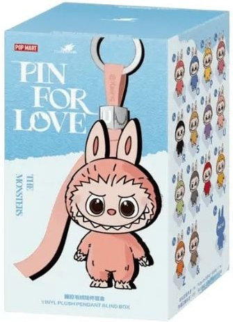 Pop Mart The Monsters Labubu Pin For Love Series Single Blind Box - Bild 1