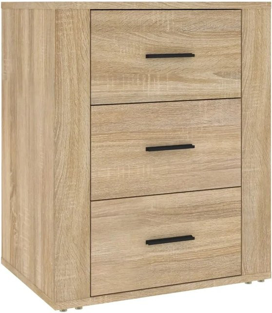 vidaXL Nachttisch Sonoma Eiche in Braun, B/T/H: 50 x 36 x 60 cm - Bild 1