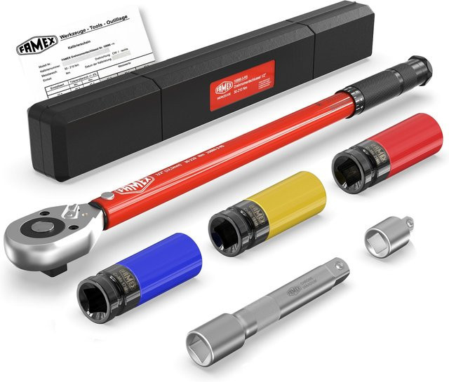 FAMEX Drehmomentschlüssel 1/2" 30-210 Nm mit einer Genauigkeit von +-3% - Bild 1