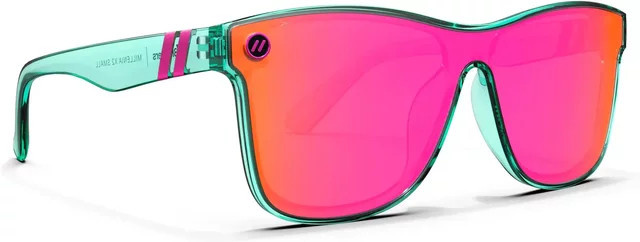 Blenders Millenia X2 Sonnenbrille, Square, Kunststoff, Unisex, Green, Turquoise - Bild 1