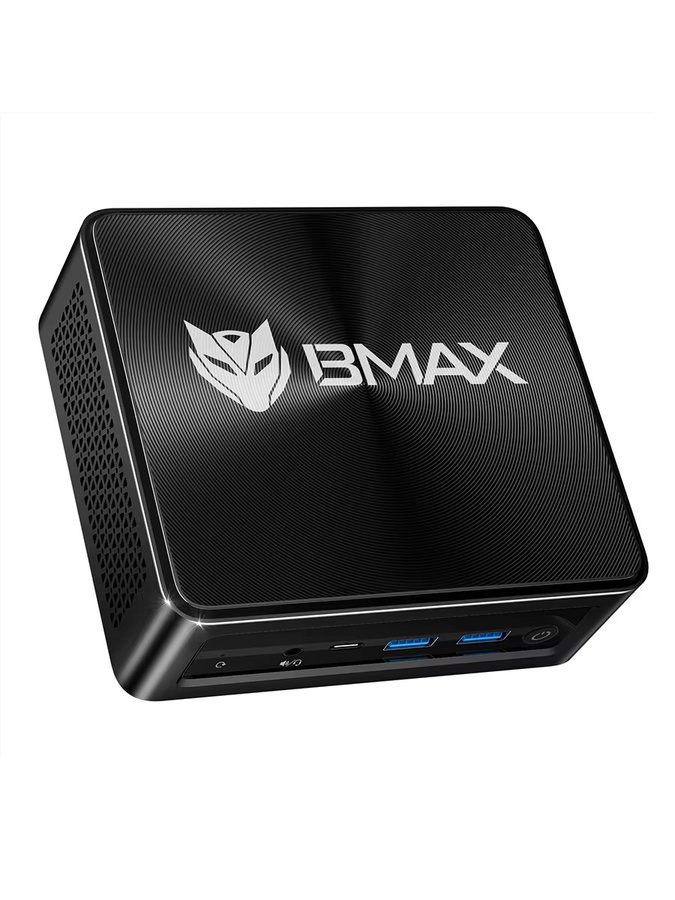 Bmax B8 A Pro Mini-PC mit AMD Ryzen 7 8745HS Prozessor, AMD Radeon 780M Grafik, 16GB RAM, 512GB SSD, Windows 11, Schwarz - Bild 3
