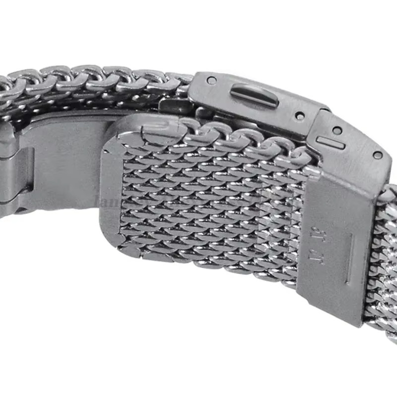 Uhrenarmband Edelstahl, Milanaise, Silber, Unisex - Bild 3