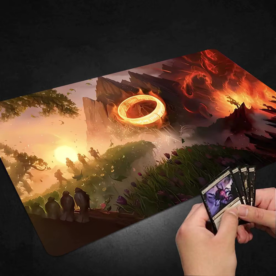 Mairuige Gaming Mauspad Fantasy-Themen TCG Spielmatte in Schwarz und Multicolour - Bild 3