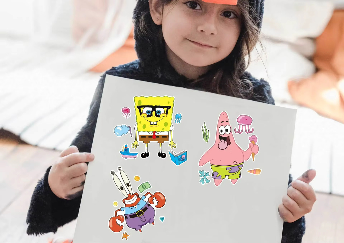Potdemiel SpongeBob Schwammkopf Aufkleber, 16-teiliges Set - Bild 3