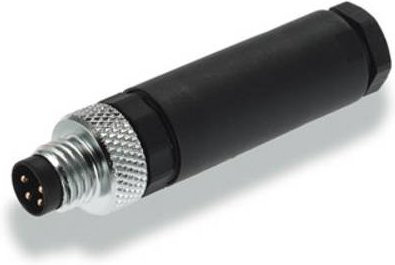 Weidmüller Sensor-Aktor-Steckverbinder M8 Stecker gerade unkonfektioniert Schwarz 4-polig 1803850000 - Bild 1