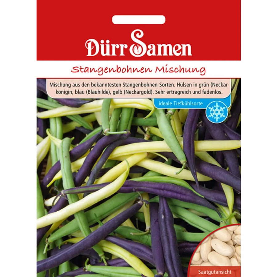 Dürr Stangenbohnen Mischung Saatgut 155 g - Bild 2