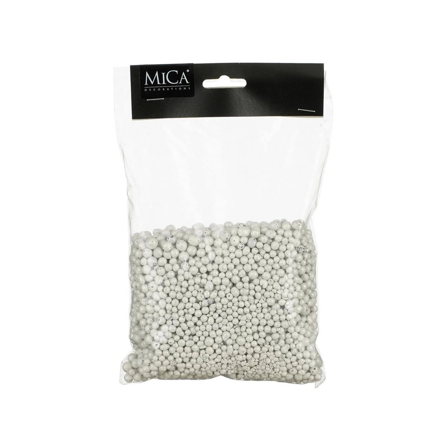 Mica Decorations Perlen in Grau B/H/T: 16 x 25 x 4 cm - Bild 2