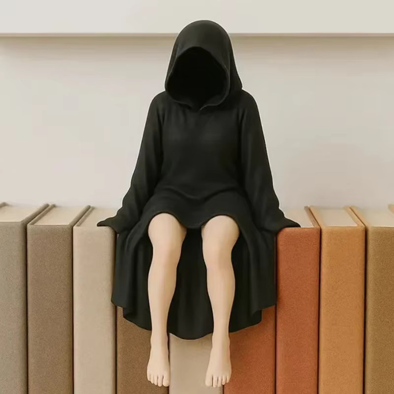 hot3D Mysterious Halloween Statue, Gothic Black-roben Königin Figur, Skulptur - Bild 6