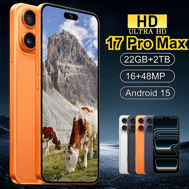 Apple iFone 17 Pro Maxi Smartphone 5G Weiß 22GB RAM 2TB Speicher 7,3 Zoll Refurbished - Bild 1
