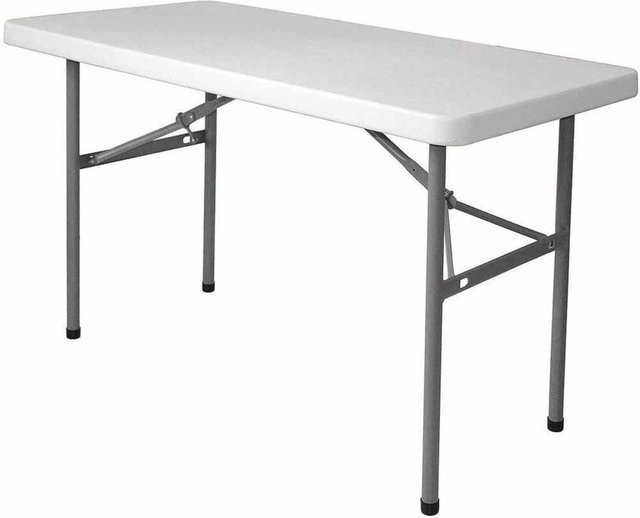 Stalgast Buffettisch klappbar rechteckig weiß/grau B/T/H: 122 x 61 x 74 cm - Bild 1