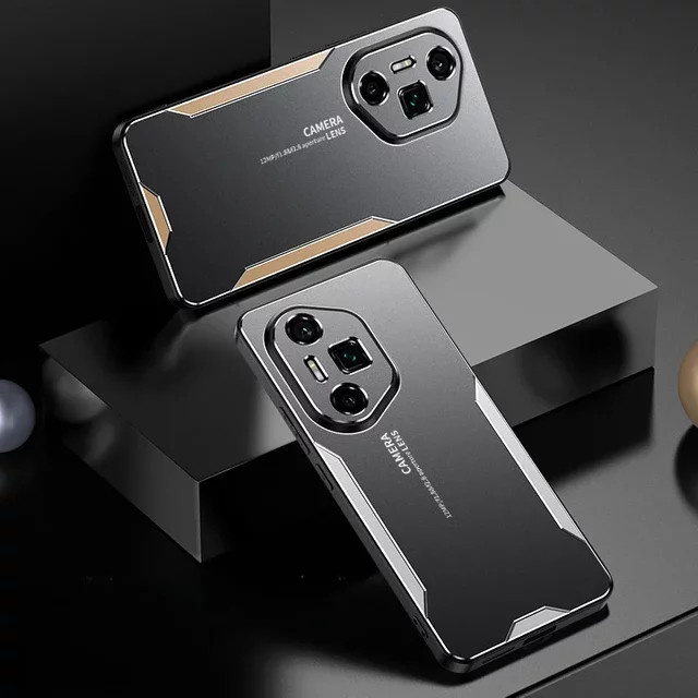 Luxus Aluminium Legierung Handyhülle für Honor 500 400 200 300 Ultra Lite Pro in Schwarz und Blau - Bild 1