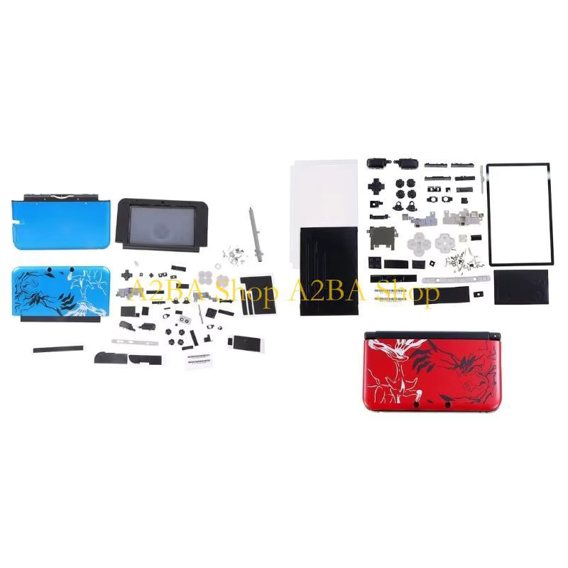 A2BA ABS-Hartschalenabdeckung für 3DS XL Spielekonsolen in Blau - Bild 1