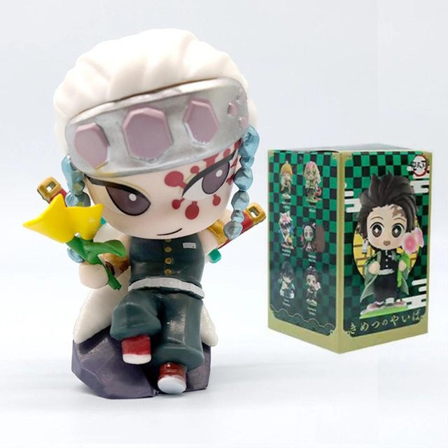 Yiran toy 1 Kimetsu no Yaiba Tanjiro Kamado Nezuko Figur Blind Box - Bild 1