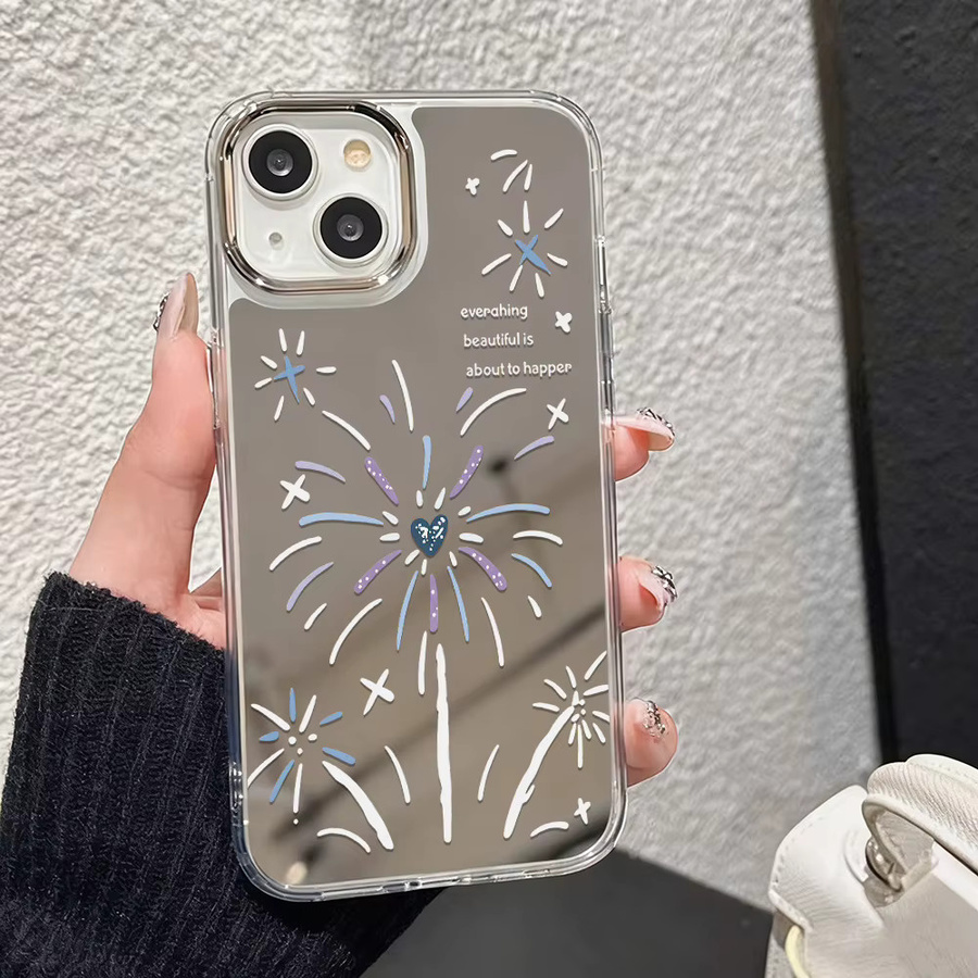 Luxus Make-Up Spiegel Handyhülle für Apple iPhone 17 Pro Max, 16, 15, 14, 13, 12, 11 und Air in Transparent - Bild 2