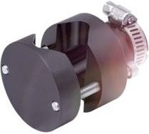 Balluff Klemmhalter BCSA-SG-18-D BAM015F aus Edelstahl in Schwarz mit Schraube - Bild 1