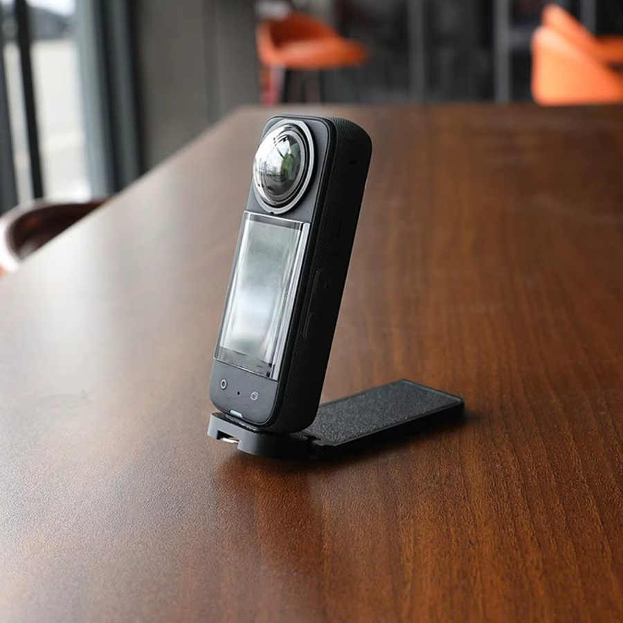 Magnetischer Halterungsständer für Insta360 X5 X4 X3 Action-Kameras in Schwarz mit 1/4 Zoll Schraube - Bild 4