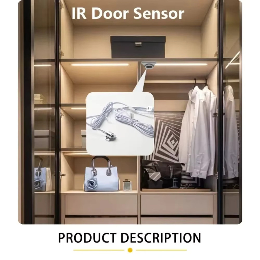 YSRSAI IR Motion Sensor Touch Schalter für Schrank- und Garderobenlampen 12V-24V mit Hand Sweep Funktion - Bild 2
