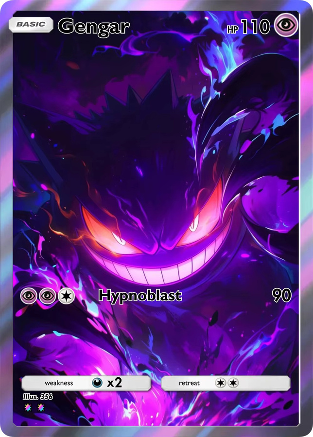 Keeppley Pokémon Charizard Gengar Mimikyu Gyarados Lucario, 5-teiliges Set, Holografische Karten - Bild 2