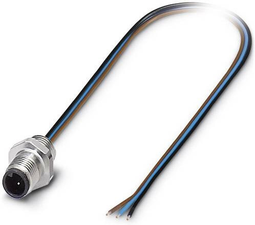 Phoenix Contact 1530582 Sensor-Aktor-Einbausteckverbinder M5 Stecker mit 3 Polen, mehrfarbig - Bild 1