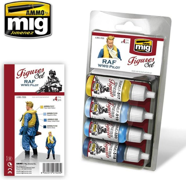 AMMO by MIG Jimenez RAF WWII Pilot Figures Set - Bild 1