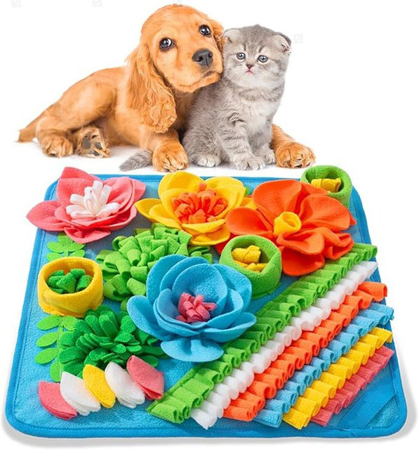 Booteely Haustier Schnüffel-Kissen, Hund und Katze, Indoor-Spiel, Futtermatte - Bild 1