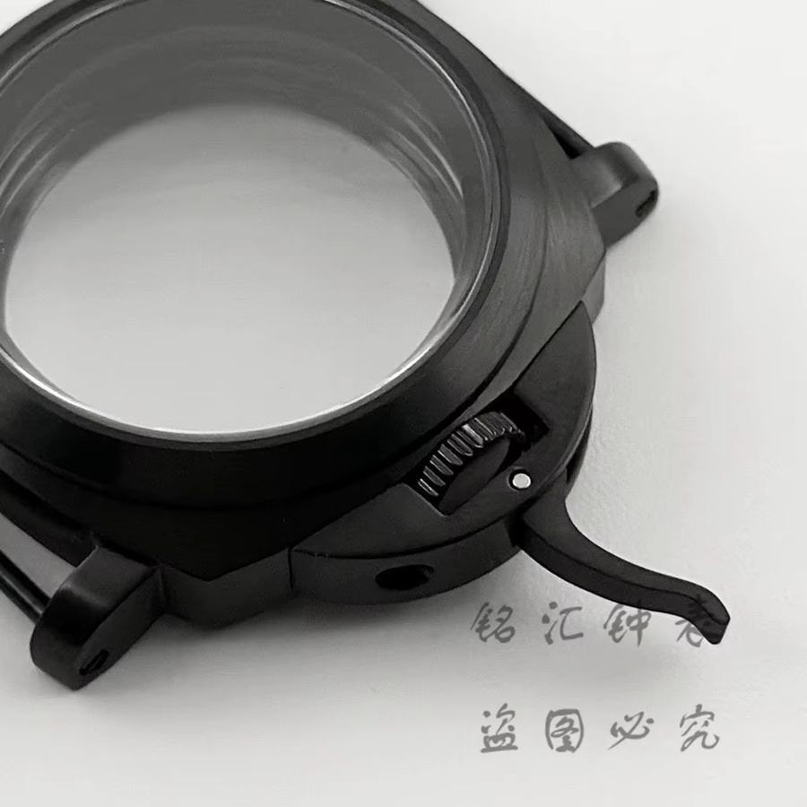 LIYAN Uhrengehäuse Edelstahl, PVD Schwarz, Saphirglas, 40 mm - Bild 3