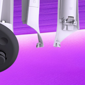 APWIKOGER Wiederaufladbarer VR-Controller Akkupack für Meta Quest 3S und Meta Quest 3, Li-Ion Pack, Weiß - Bild 1