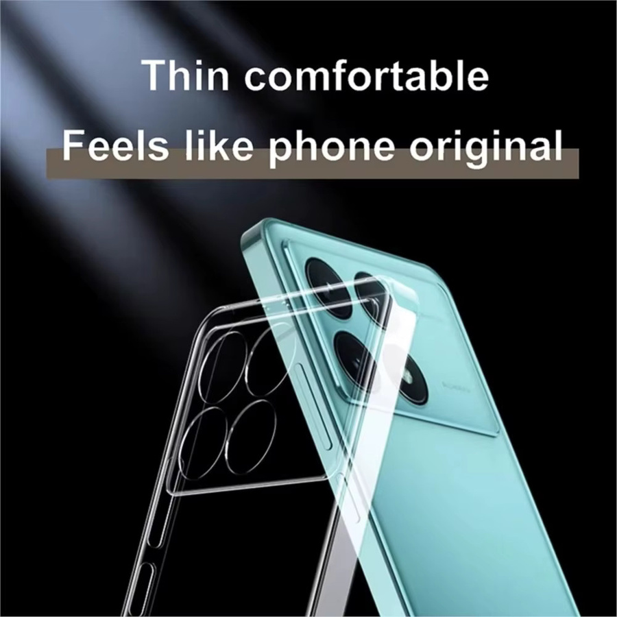 Transparente Silikon Hülle für Xiaomi Redmi 10C mit Linsenschutz von Ricestate - Bild 1