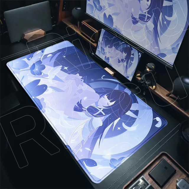 Riccu Genshin Impact Columbina Gaming Mauspad mit verstärktem Rand für Laptop und Computer - Bild 1