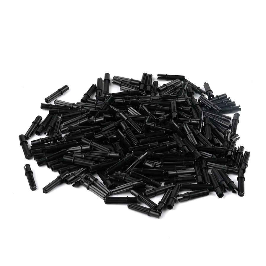 Stemedu 50 Teile 18651 1x3 Technische Pin mit Reibung in Schwarz aus Kunststoff - Bild 2