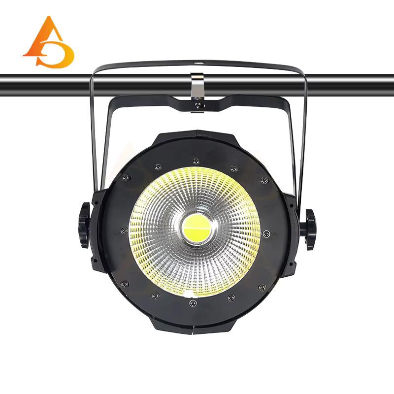 200W COB LED Bühnenlicht mit DMX-Steuerung in Warmweiß und Kaltweiß, Schwarz - Bild 2