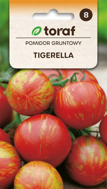 Toraf Tomatensamen Gemüsetomate TIGERELLA rote Sorte, 0,8 g - Bild 1